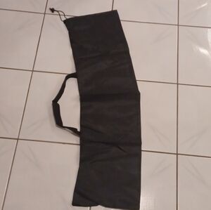 4/$30 New Black Carrying Bag With Side Drawstring Opening & Handle